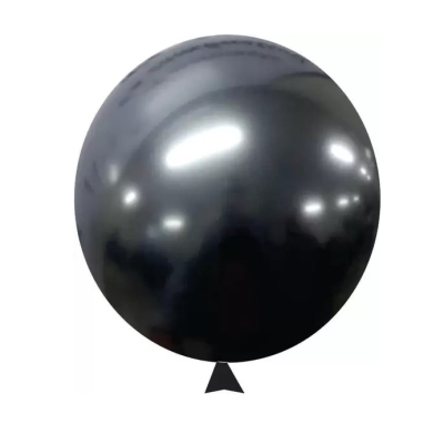 BOLA SOPRAR N.9 METALLIC PRETO PCT/25 - FESTCOLOR