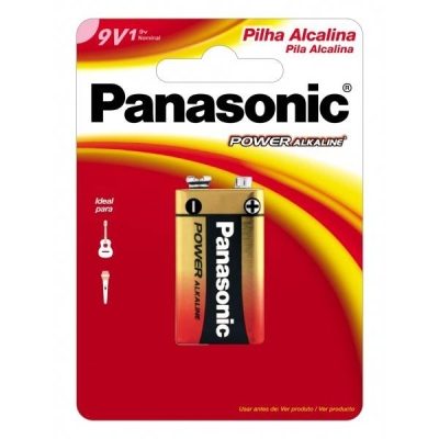 BATERIA 9V ALCALINA - PANASONIC