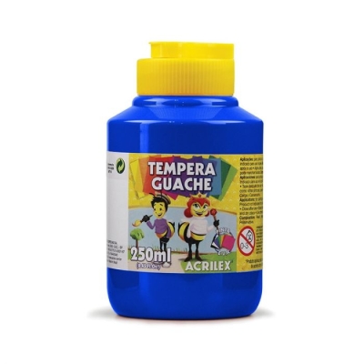 TINTA GUACHE 250ML AZUL TURQUESA 02025 501 - ACRILEX