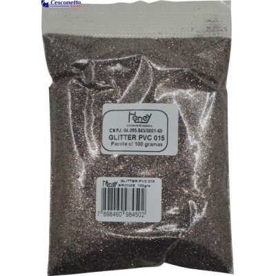 GLITTER 100G BRONZE - HONEY