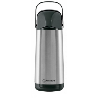 GARRAFA TERMICA 1L DE PRESSIONAR INOX LUMINA 9751C - TERMOLAR