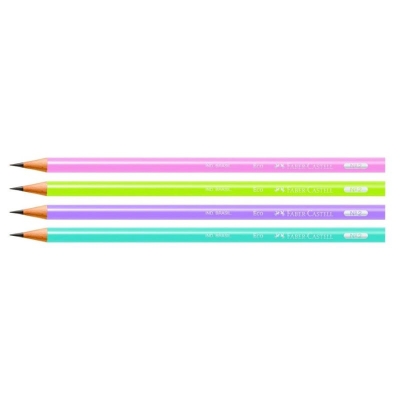 LAPIS GRAFITE 2HB ECO MAX COLORS REDONDO SORTIDO 1205M/ED - FABER