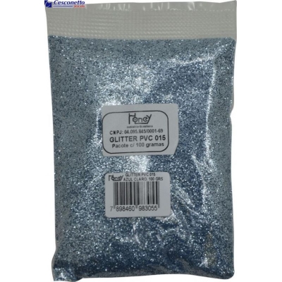 GLITTER 100G AZUL CLARO - HONEY