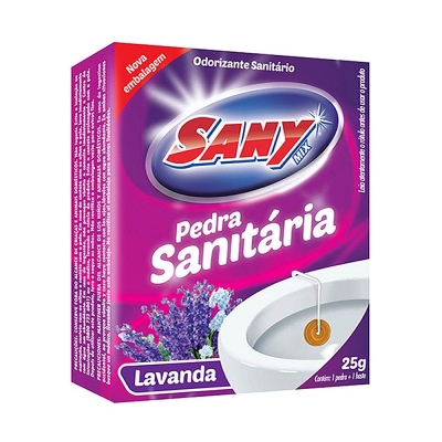 PEDRA SANITARIA 25G LAVANDA - SANYMIX