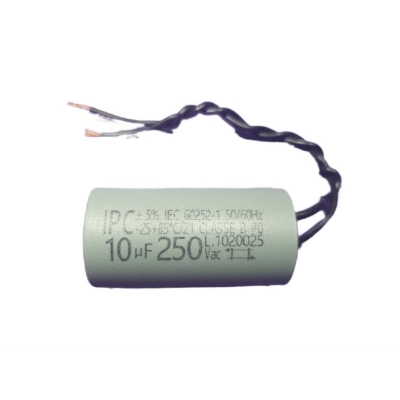 CAPACITOR 10UF 127V 2 FIOS - NOG