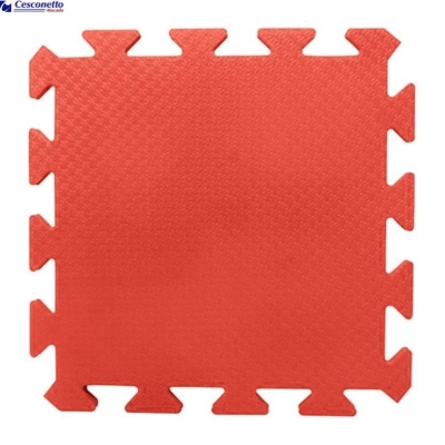 TATAME 1X1 10MM VERMELHO