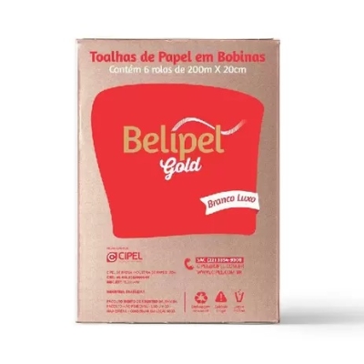 TOALHA DE PAPEL INTERFOLHADO GOLD TIB I 20,5X20 1000GR - BELIPEL