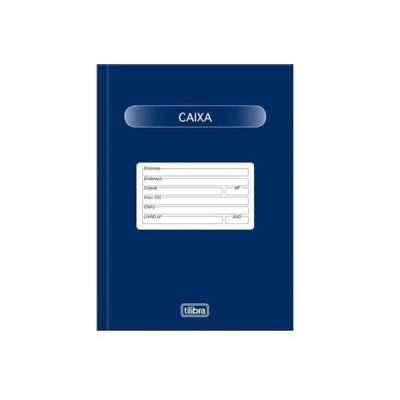 LIVRO CAIXA CAPA DURA 1/4 153X216 100F - TILIBRA