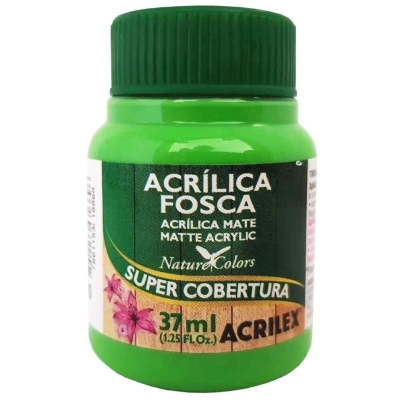 TINTA ACRILICA FOSCA 37ML VERDE FOLHA 03540 510 - ACRILEX