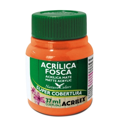 TINTA ACRILICA FOSCA 37ML LARANJA 03540 517 - ACRILEX