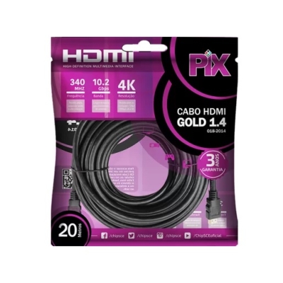 CABO HDMI ULTRA 2.0 4K 19P 20M 018-2014 - PIX