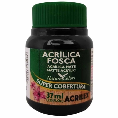 TINTA ACRILICA FOSCA 37ML PRETO 03540 520 - ACRILEX