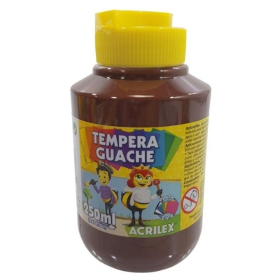 TINTA GUACHE 250ML MARROM 02025 531 - ACRILEX