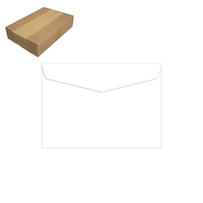 ENVELOPE CARTA 114X162 63G BRANCO SIMPLES - COF010