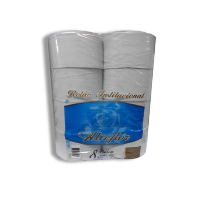 PAPEL HIGIENICO 300M C8/ ROLOS (FARDO) - ALVEFLOR