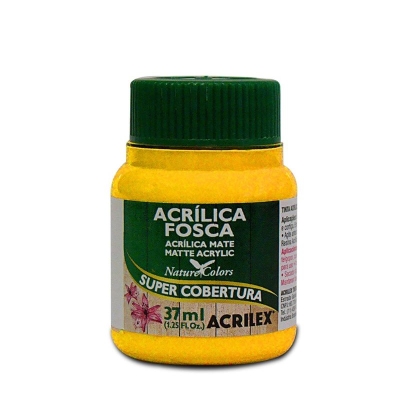 TINTA ACRILICA FOSCA 37ML AMARELO OURO 03540 505 - ACRILEX