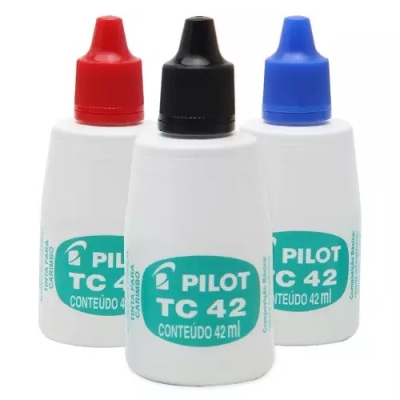 TINTA P/ ALMOFADA DE CARIMBO 42ML PRETA TC42 - PILOT