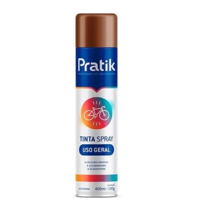 TINTA SPRAY MARRON 400ML/190G - PRATIK