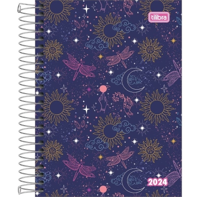 AGENDA ESPIRAL PEPPER FEMININA M4 2024 179604 - TILIBRA