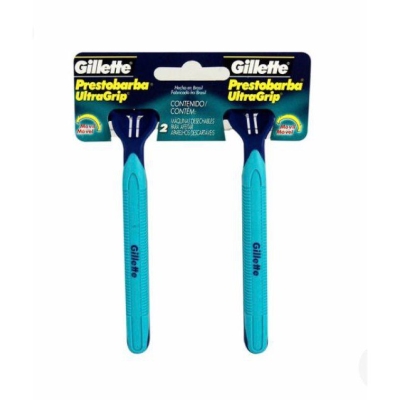 APARELHO PRESTOBARBA ULTRAGRIP CABECA MOVEL C/2 - GILLETTE