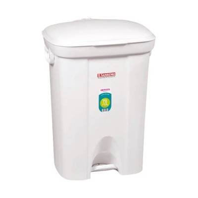 LIXEIRA 42L PLASTICO QUADRADA C/ALCA 289 - SANREMO