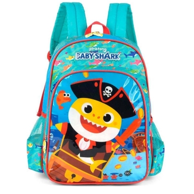 MOCHILA INFANTIL BABY SHARK 3658 VD/VM IS3678 - LUXCEL