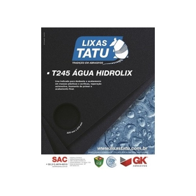 LIXA DAGUA PRETA 100 T245 - TATU