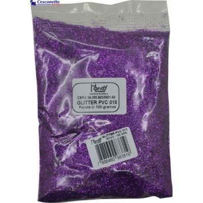 GLITTER 100G ROXO - HONEY