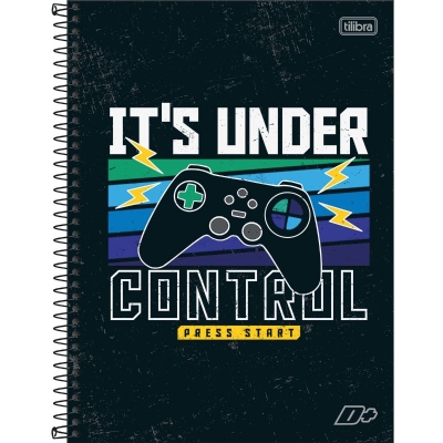 CADERNO ESPIRAL UNIVERSITARIO CAPA DURA 96F D+ MASCULINO 127957 - TILIBRA