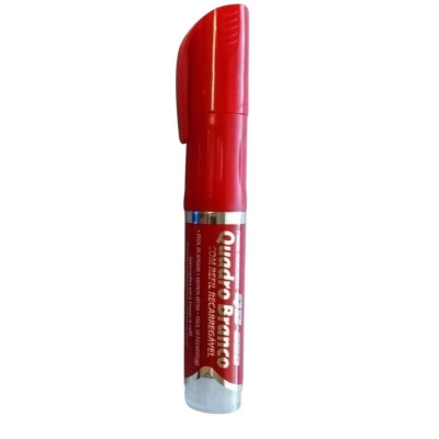 PINCEL MARCADOR P/ QUADRO BRANCO VERMELHO REFIL CARTUCHO QB-550 - GRAMPLINE