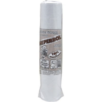 BOBINA SACO PLASTICO PICOTADO 4KG 30X40 C/500 - HIPER ROLL