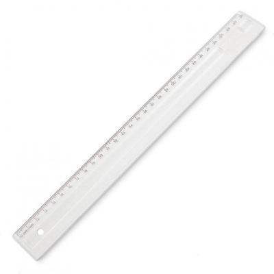 REGUA 30CM ACRILICA CRISTAL 3110H - DELLO