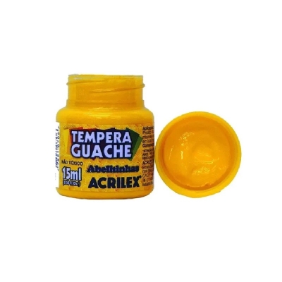 TINTA GUACHE 15ML AMARELO OURO 02015 505 - ACRILEX