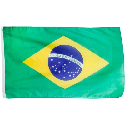 BANDEIRA BRASIL TECIDO 1M X 1,5M C60-2 - RUTMAR