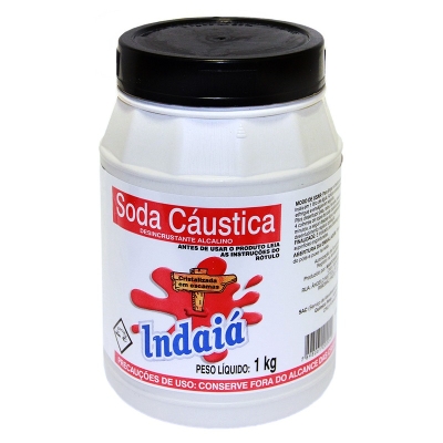 SODA CAUSTICA EM ESCAMAS 1KG - INDAIA