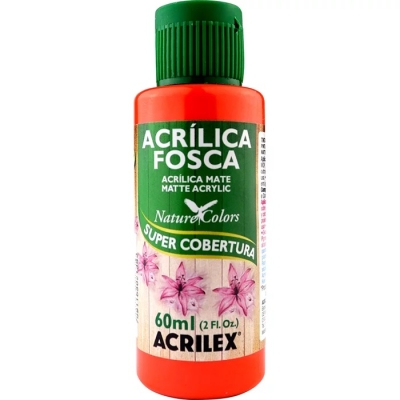 TINTA ACRILICA FOSCA 60ML LARANJA 03560 517 - ACRILEX