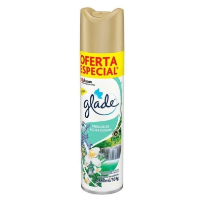 PURIFICADOR DE AR AEROSOL 360ML FRESCOR DE AGUAS FLORAIS - GLADE