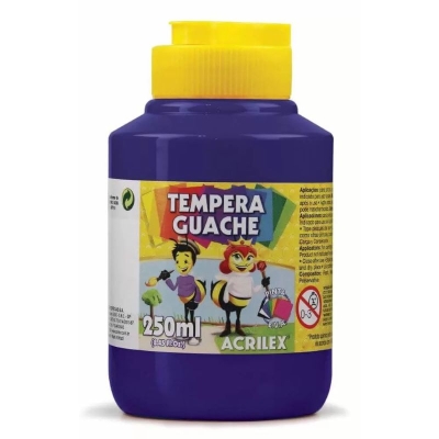 TINTA GUACHE 250ML VIOLETA 02025 516 - ACRILEX