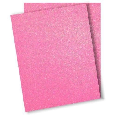 FOLHA EVA GLITTER ROSA NEON 40X48 1,5MM (UNIDADE) R134 - IBEL