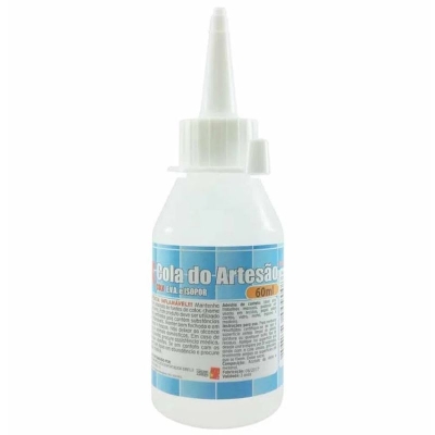 COLA SILICONE 60ML LIQUIDA ARTESANATO 6009 - MAKE+