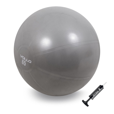 BOLA INFLAVEL EXERCICIO PILATES 65CM C/ BOMBA AR PVC 6103 - SCALIBU