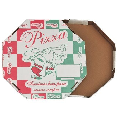 CAIXA DE PAPELAO P/ PIZZA OITAVADA 45CM PCT/25