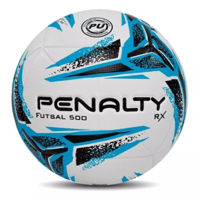 BOLA FUTSAL 500 RX BRANCO/AZUL/PRETO 5213421040-U - PENALTY