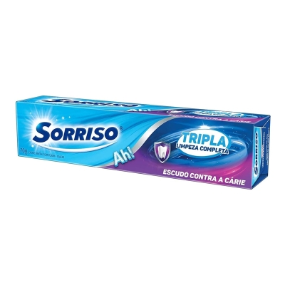 CREME DENTAL TRIPLA LIMPEZA COMPLETA 70GR - SORRISO