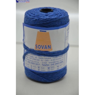 BARBANTE ALGODAO N8 LRB 4/8T 147M AZUL 32371 - SOVAN