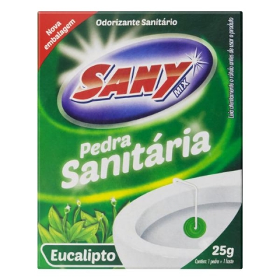 PEDRA SANITARIA 25G EUCALIPTO - SANYMIX