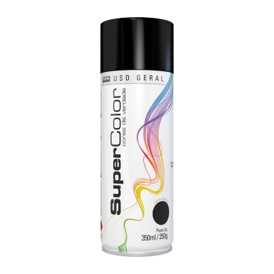 TINTA SPRAY PRETO FOSCO USO GERAL 350ML - TEKBOND