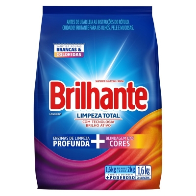 SABAO EM PO 1,6KG SACHE BLINDAGEM DAS CORES - BRILHANTE