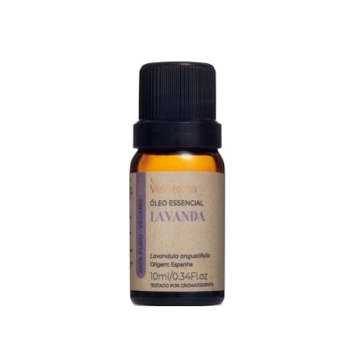 OLEO ESSENCIAL 10ML LAVANDA - VIA AROMA