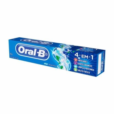 CREME DENTAL C/ FLUOR 70G/25ML ANTI CARIES 123 - ORAL-B